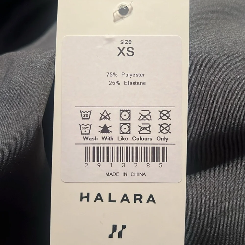 Halara Dark Jade Grey High Waisted Side Pocket Plain Biker Shorts 7'' | NWT/NEW!